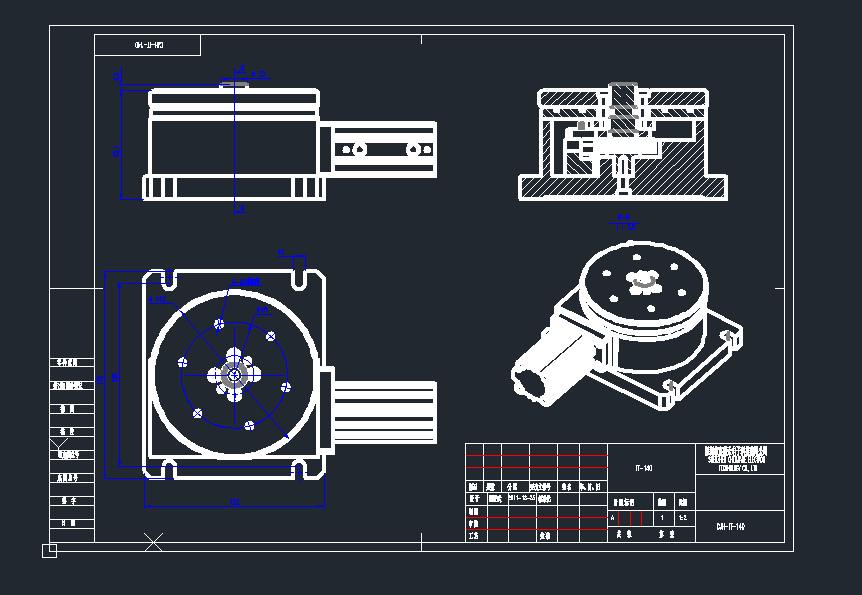 IT-140ӷֶȱPCADDdwgD