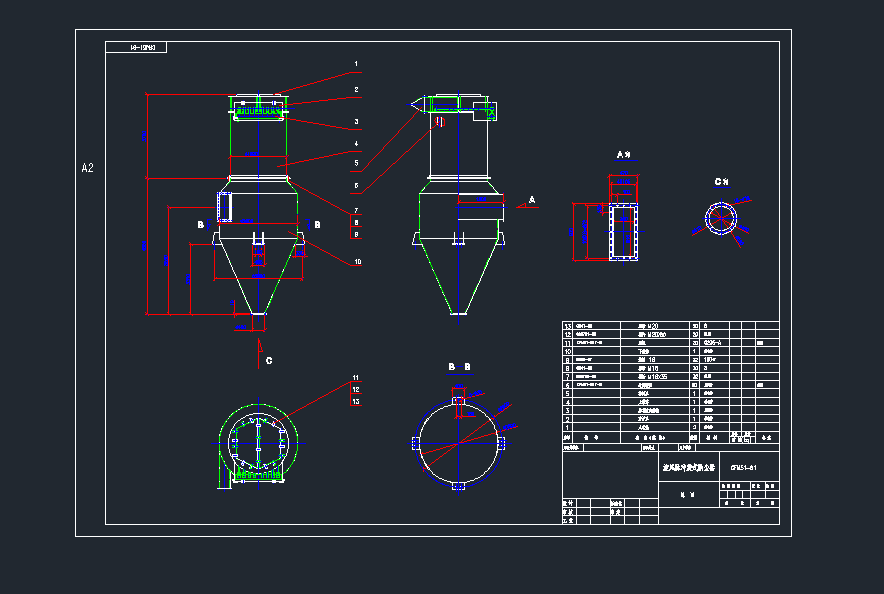 CFM51-61���L��ʽ�}�_���m��cad�D��