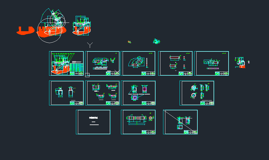 ܉���ģ�Aб�C(j��)��(g��u)CAD���Dcad�D��