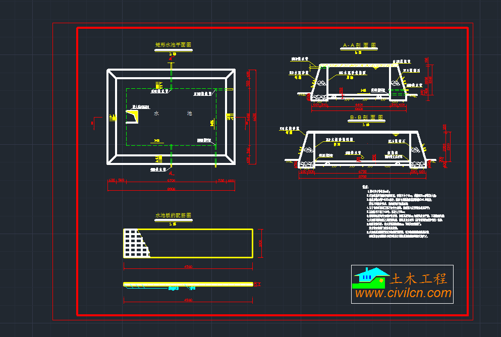 ����ʽ���Ν{��ʯˮ�ؿ��D��ˮ��cad�D�ز�