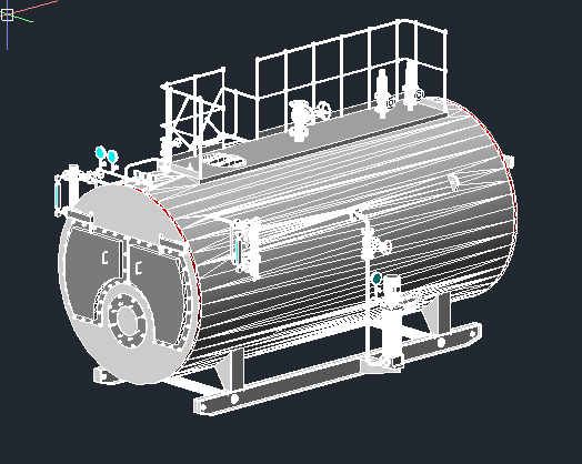 4T-WNS��ȼ������偠tģ�͙Cе�O��cad�D��