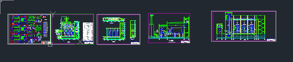 3X10.5MW�p��ȼú��ˮ偠t��CAD�D��