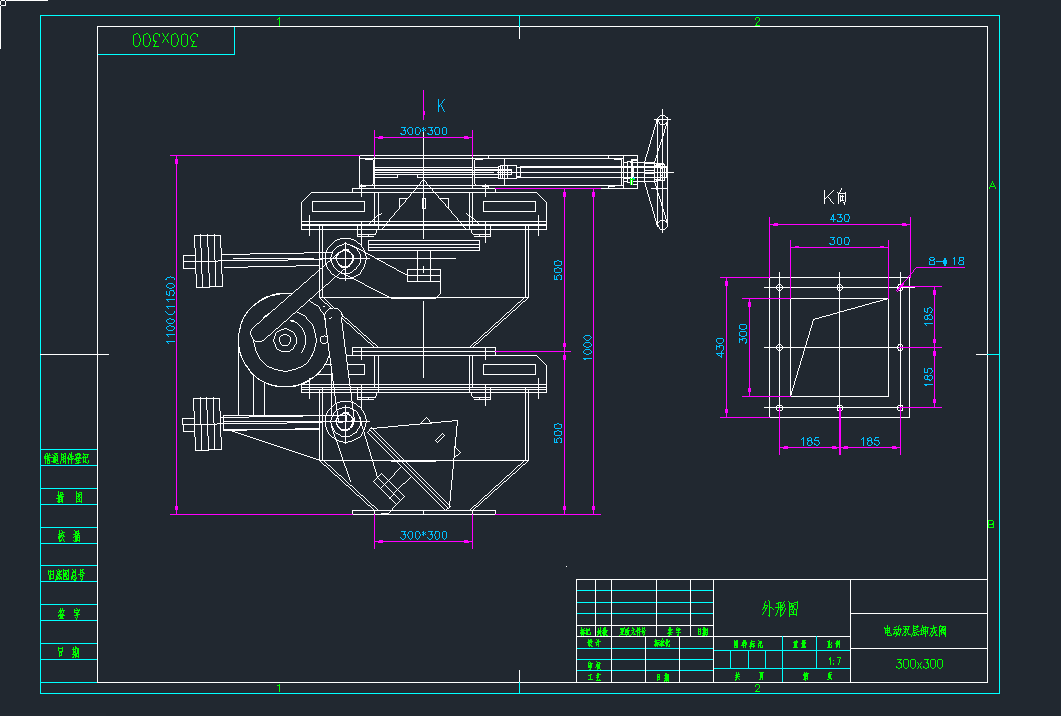 300x300늄��p��ж���y����cad�D��dwg�D��