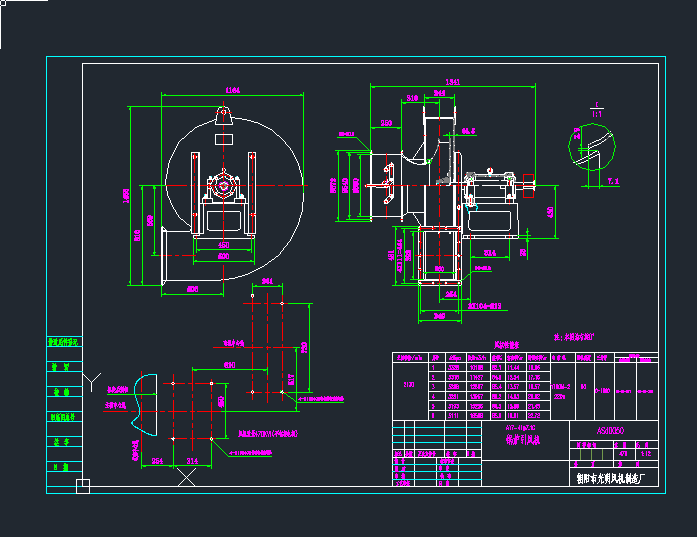 AY7-41��7.1C偠t�L(f��ng)�C(j��)�C(j��)е�O(sh��)��cad�D��