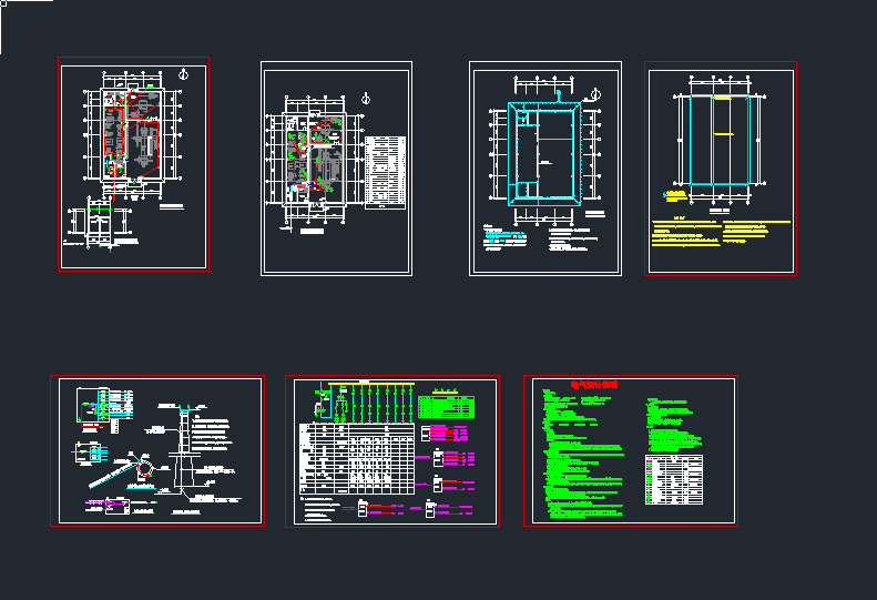 ĳ偠t��늚�ʩ��cad�D��7�������늚�dwg�D��